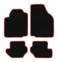 Dywaniki welurowe CARLUX-RED Ford Fiesta MK4 1995-1999 czarne