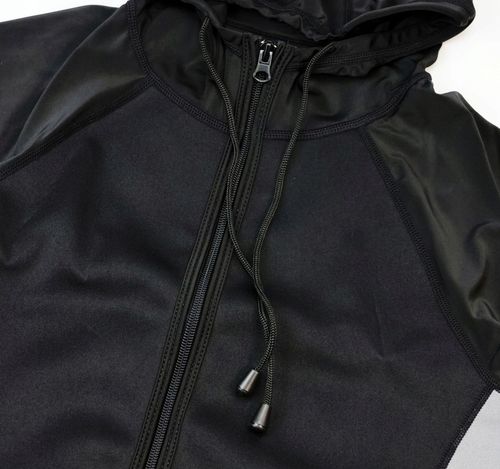 Kurtka z kapturem męska neopren Jogging Sauna Odblask FITNESS SAUNATEK r. L na Arena.pl