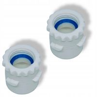 2 x ADAPTER BUTELEK PET DLA SATURATORA DAFI PUSHAIR - BIAŁY