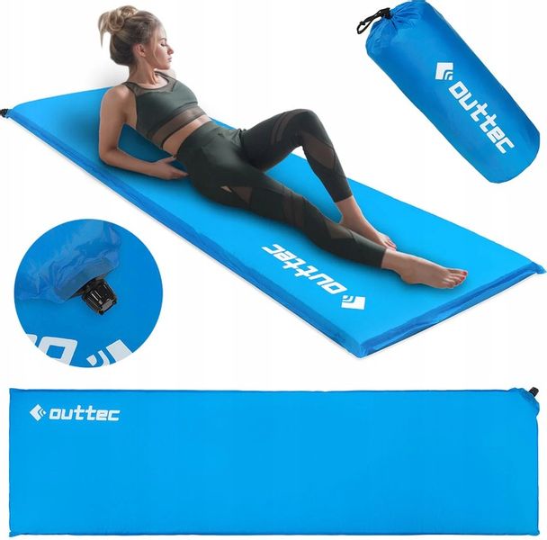 MATA TURYSTYCZNA SAMOPOMPUJĄCA MATERAC 180X53CM OUTTEC zdjęcie 1