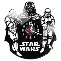 Zegar ścienny z płyty winylowej Star Wars 71.14
