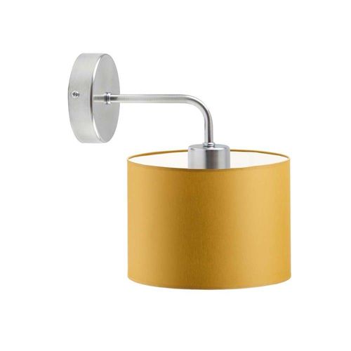 Złoty kinkiet z białym abażurem AURORA na Arena.pl