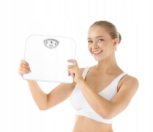 MECHANICZNA WAGA ŁAZIENKOWA KLASYCZNA ANALOGOWA DO 130KG IZ9201 BIAŁA na Arena.pl