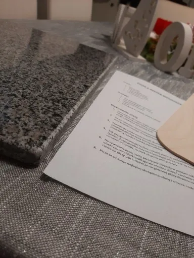 KAMIEŃ do Pizzy Grilla 30x30 Granitowy + ŁOPATKA zdjęcie 3