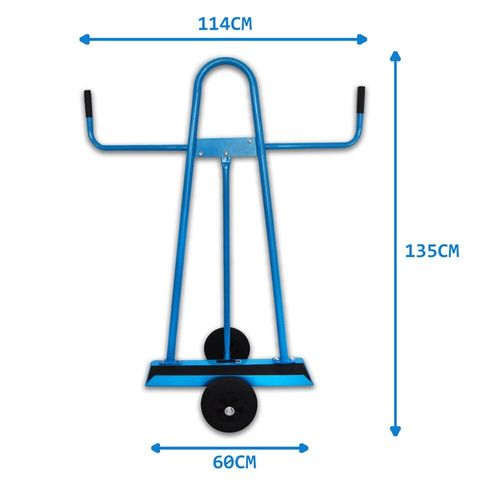 19189 Wózek transportowy Bituxx do płyt OSB MDF GK dwukołowy udźwig do 300k na Arena.pl
