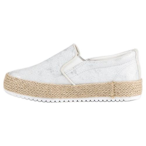 Srebrne Espadryle Na Platformie r.40 na Arena.pl