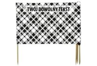 PARAWAN PLAŻOWY Kratka z indywidualnym napisem 4 PANELE 40.4