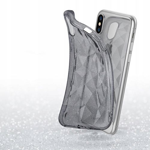 ETUI RINGKE GLITTER IPHONE X + SZKŁO FULL 3D BENKS na Arena.pl