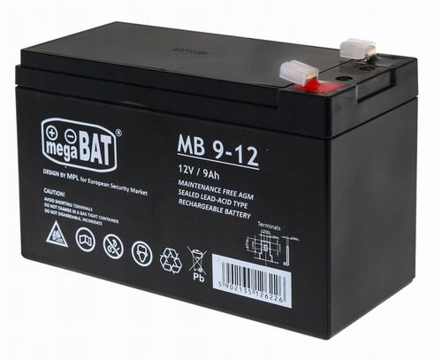 Akumulator AGM BEZOBSŁUGOWY 12V 9Ah (wymiar 7,2Ah) ALARM UPS na Arena.pl