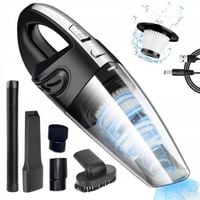 ODKURZACZ SAMOCHODOWY Ręczny Bezprzewodowy Mocny Akumulatorowy + Końcówki