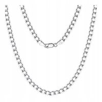 SZEROKI MĘSKI ŁAŃCUSZEK Pancerka NASZYJNIK SREBRO PRÓBA 925 ORYGINALNY