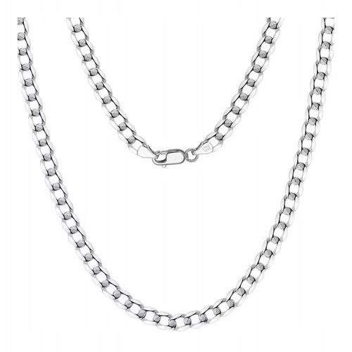 SZEROKI MĘSKI ŁAŃCUSZEK Pancerka NASZYJNIK SREBRO PRÓBA 925 ORYGINALNY na Arena.pl