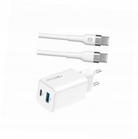 Szybka ładowarka GaN 45W 2 wejścia z kablem 2m do Xiaomi Mi 11 Lite 5G