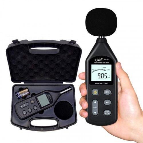 DECYBELOMIERZ SONOMETR NATĘŻENIA DŹWIĘKU WT1357 zdjęcie 3