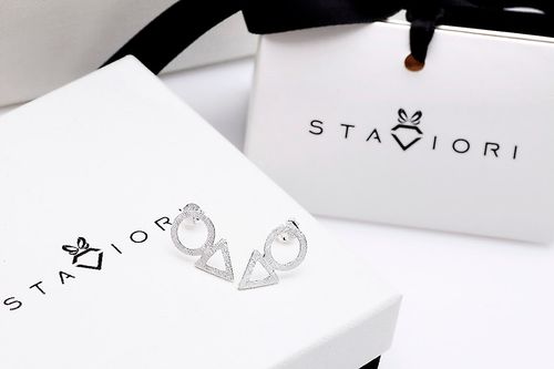 Srebrne kolczyki Staviori na Arena.pl