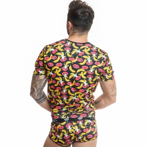 anais men t-shirt banan m, lycra z nadrukiem bananow, żołty na Arena.pl