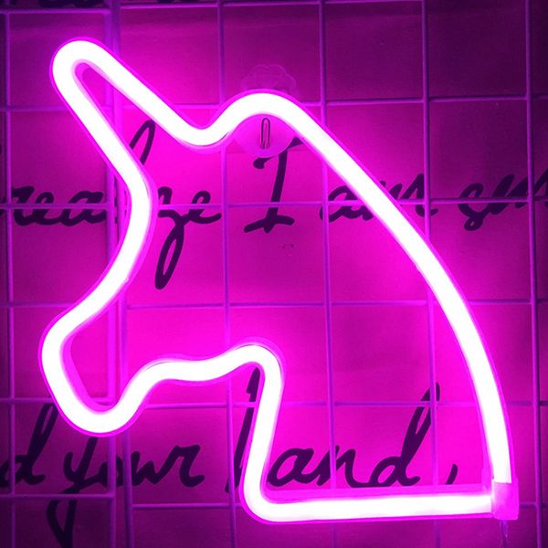 Neon Led Heckermann Wiszący Jednorożec zdjęcie 2