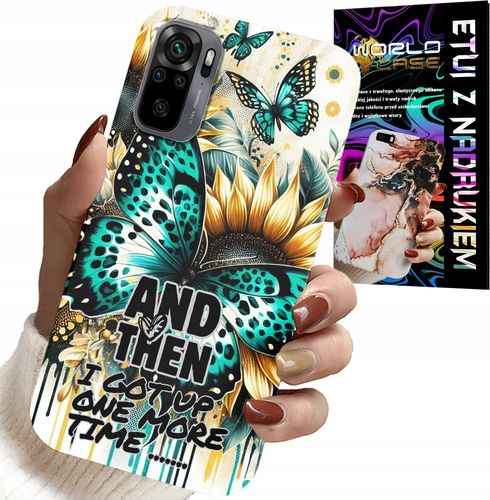 ETUI DO XIAOMI NOTE 10 / 10S - AND THEN I GOT UP, KOBIECE WZORY + FOLIA na Arena.pl