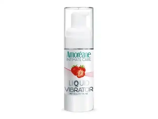Żel/sprej-Liquid Vibrator Strawberry 30ml. zdjęcie 1