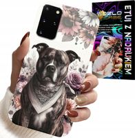 ETUI DO SAMSUNG GALAXY S20 PLUS - PITBULL GROŹNE PSY FUTERAŁ PLECKI CASE
