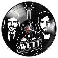 Zegar ścienny z płyty winylowej The Avett Brothers 1335.14