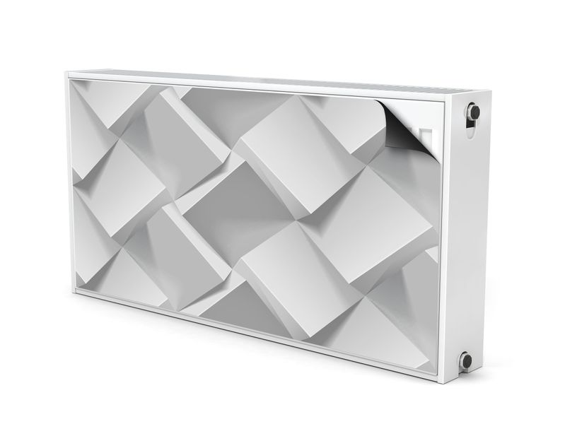 Mata Magnetyczna Na Grzejnik GEOMETRYCZNE Wzory Efekt 3D 100cm x 60cm zdjęcie 2