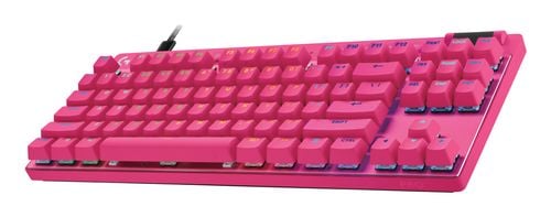 Klawiatura LOGITECH Pro X TKL Rapid Różowy na Arena.pl