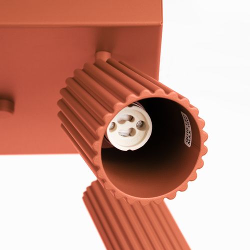 Plafon KARBON 4 ochra czerwona na Arena.pl