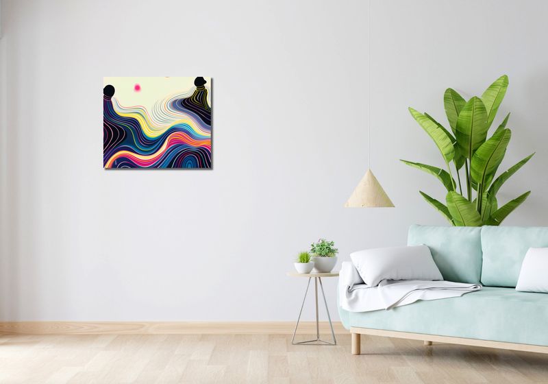 Obraz 60x50cm Wodnista Tafla zdjęcie 2