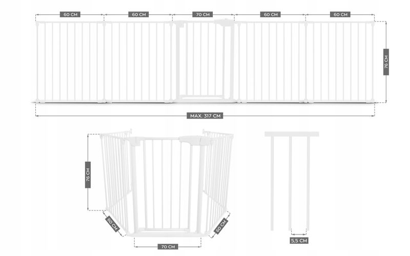 Barierka Zabezpieczająca Kominek Schody Tulano Guardian 6.0 zdjęcie 11