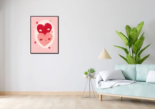 Plakat 60x80cm Ciepło Serca na Arena.pl