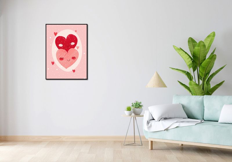Plakat 60x80cm Ciepło Serca zdjęcie 4