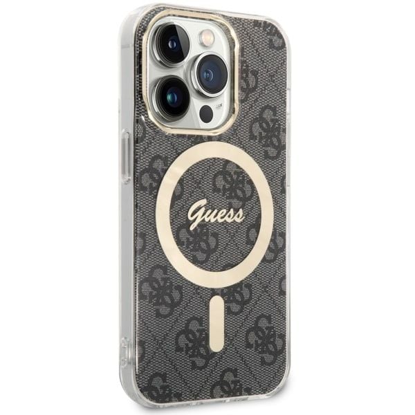 Etui Guess do iPhone 14 Pro, Czarny, MagSafe zdjęcie 3