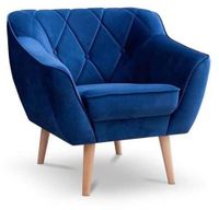 Fotel tapicerowany w stylu skandynawskim SN-0015