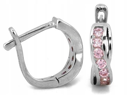 Kolczyki Srebrne 925 Dla Dziewczynki Waga 1.04g Wys. 9.9mm Szer. 3.2mm na Arena.pl