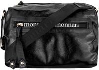 Torebka Damska MONNARI Czarna LISTONOSZKA POŁYSK Sportowa CROSSBODY