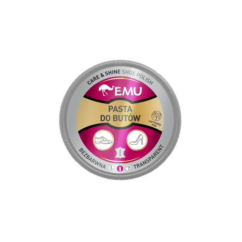 EMU Pasta do butów w puszce (care and shine shoe polish) - BEZBARWNA 50 ml na Arena.pl