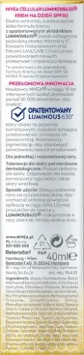 Krem na przebarwienia NIVEA Cellular Luminous 630 na Arena.pl