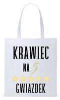 Dla Krawca Krawcowej Torba Eco Biała Shopper Z Nadrukiem Ze Zdjęciem