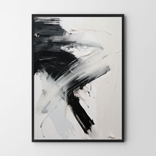 Plakat szary czarny 50x70 cm na Arena.pl