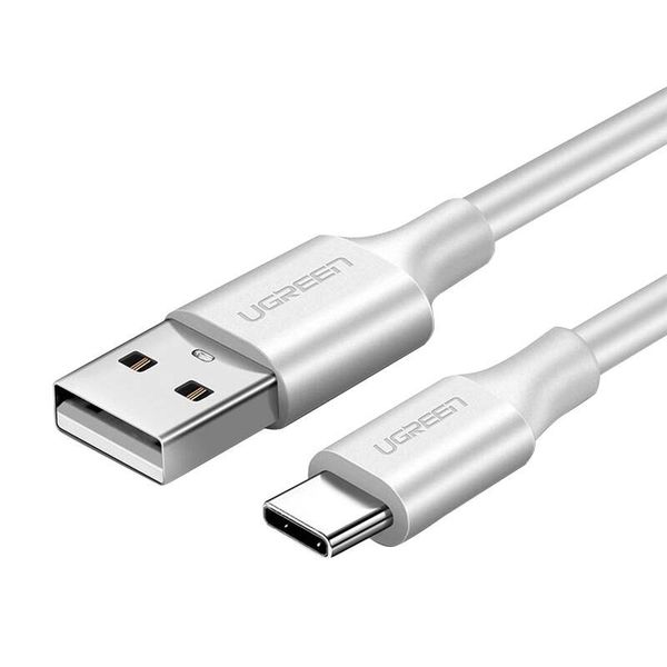 Kabel USB do USB-C QC3.0 UGREEN  US287  0.25m (biały) zdjęcie 1