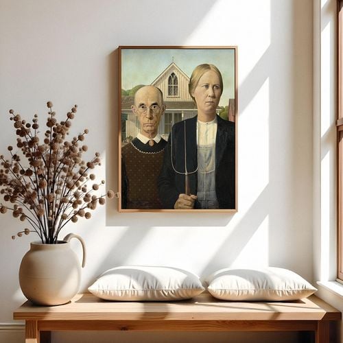 Plakat cyfrowy do wydruku American Gothic na Arena.pl