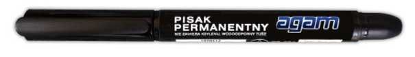 MARKER PERMANENTNY CZARNY - H/AG-1070112 zdjęcie 1