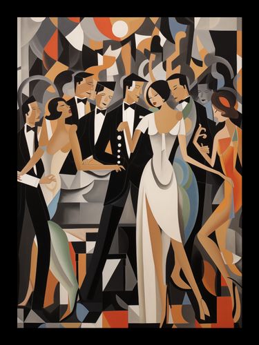 Plakat 13x18cm Bal w Art Deco na Arena.pl