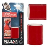 TAŚMA NAPRAWCZA DO LAMP REFLEKTORÓW CZERWONA 5x100cm PULSAR KP308