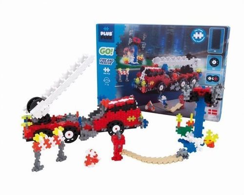 Klocki Plus-Plus GO! Mini Mix 500 el Wóz strażacki na Arena.pl