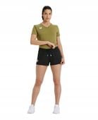 Szorty damskie sportowe treningowe Arena Team Short Solid Black R.M