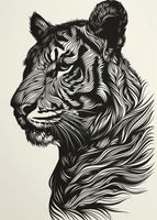 Plakat 50x70cm Tygrysi Gwizd