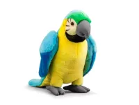Pluszowa papuga niebieska