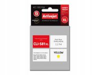 2 x Tusz do Canon CLI-581Y XL ActiveJet 11,7ml żółty